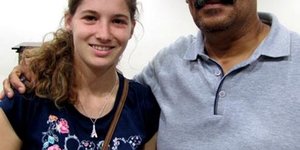 Monique Grebe en Mnr Tommy Wilson, prinsipaal